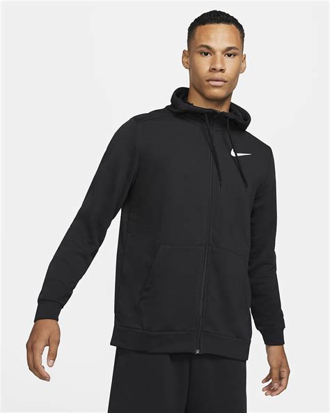 nike dri-fit trainings-hoodie mit durchgehendem reißverschluss für herren